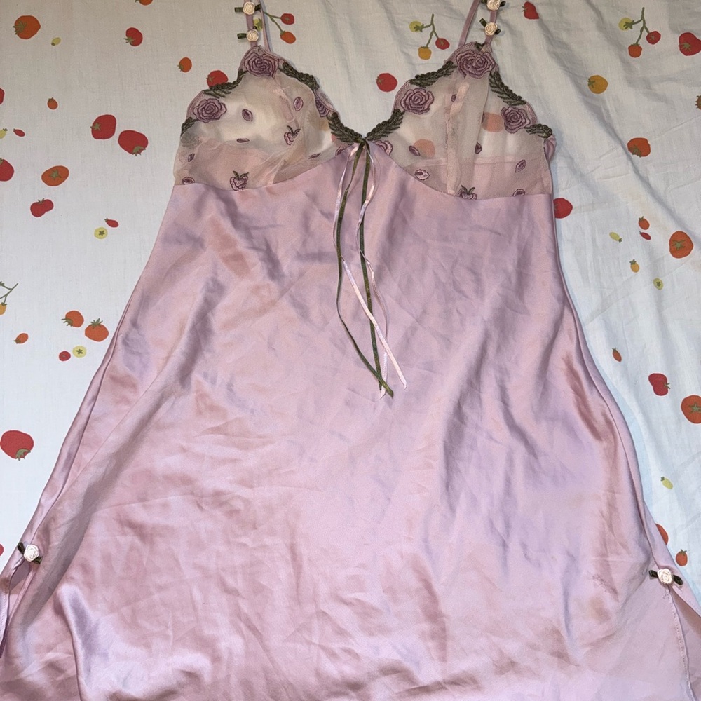 Chic Lavender Floral Chemise